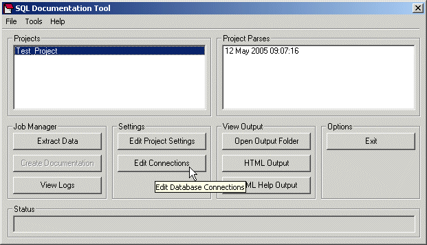 SQL Documentation Tool 7.10.1 software screenshot