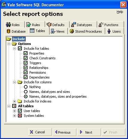 SQL Documentor 1.000 software screenshot
