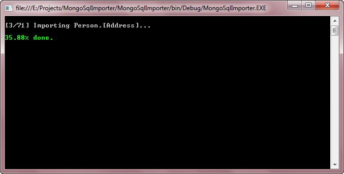 SQL To Mongo 1.0.0.17565 software screenshot