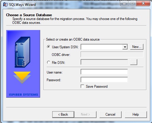 SQLWays 6.0.1209 software screenshot