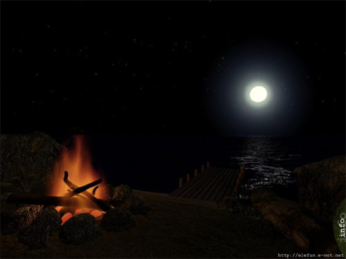 SS Midnight Fire - Animated Desktop Screensaver 3.1 software screenshot