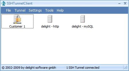 SSH Tunnel Client 4.0 software screenshot