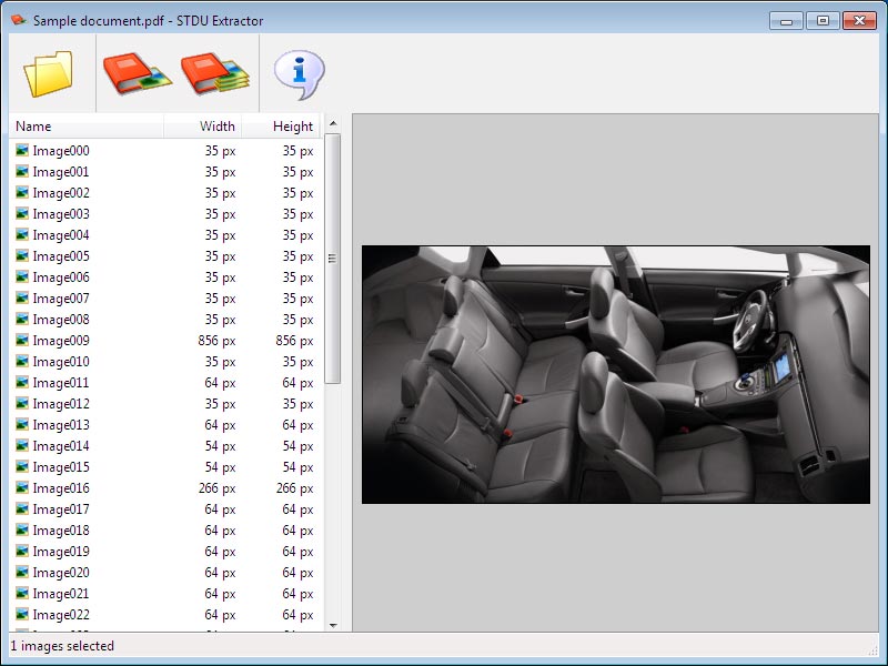 STDU Extractor 1.0.160 software screenshot