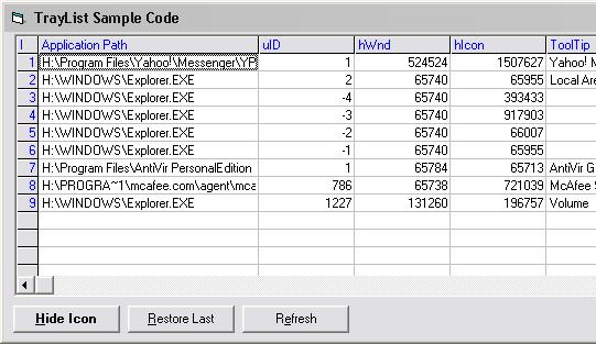 STI 1.06 software screenshot