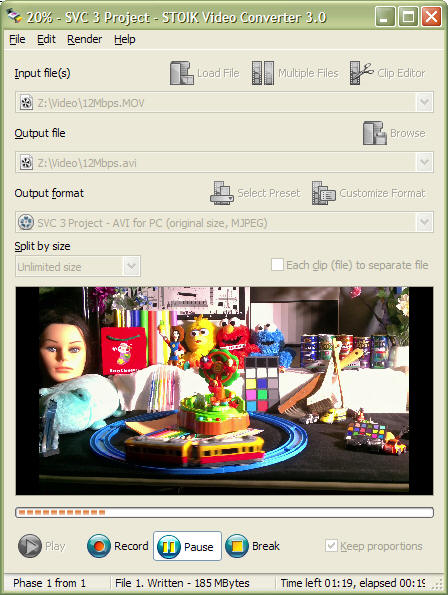 STOIK Video Converter 3.0.1.3233 software screenshot