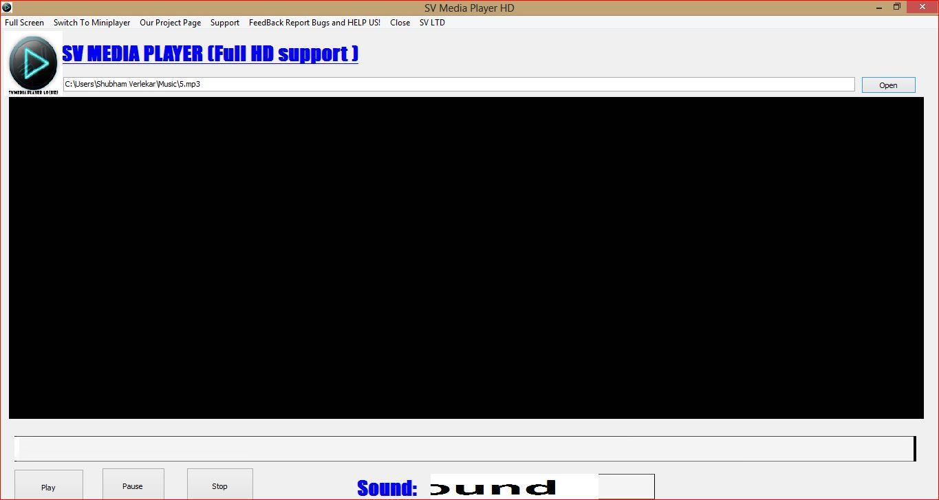SV Media Player HD 1.0.2 software screenshot