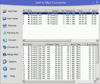SWF to MP3 Converter  for to mp4 4.39 software screenshot