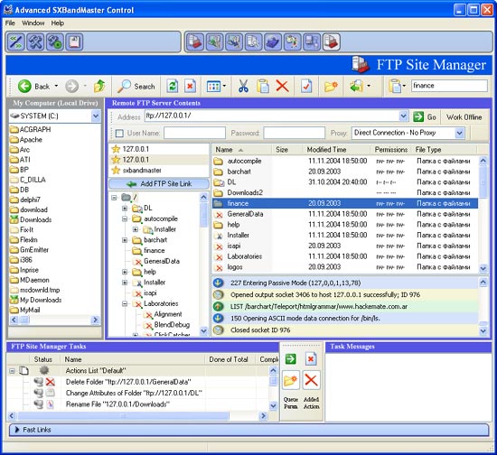 SXBandMaster 0.94 build 10 software screenshot