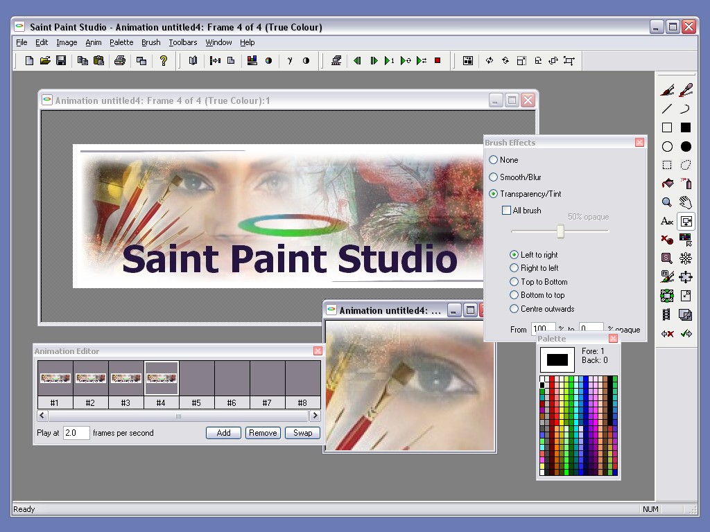 Saint Paint Studio 18.0 software screenshot