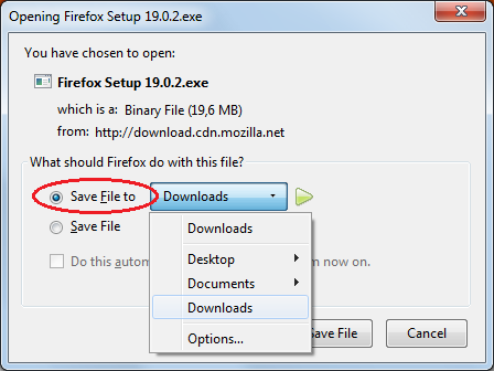 Save File to 2.5 software screenshot