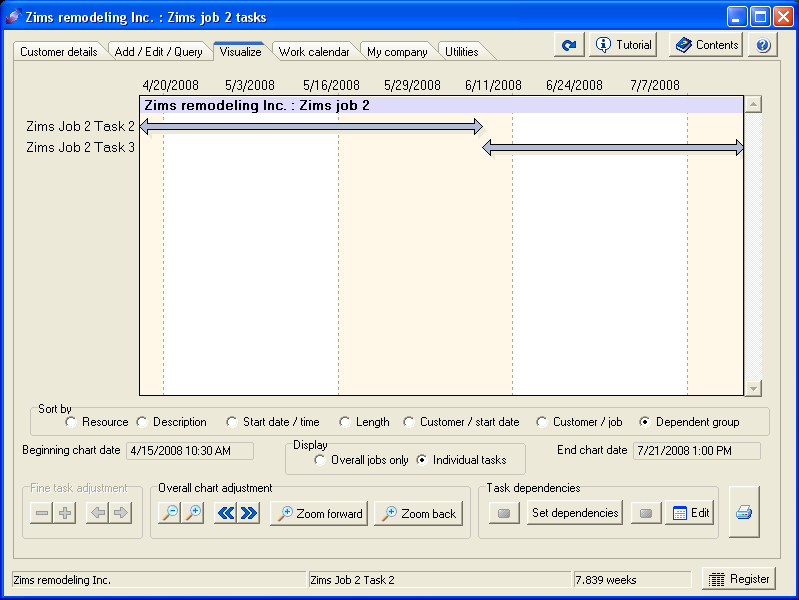 Schedule Master 7.11 software screenshot