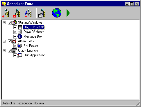 Scheduler Extra 2.0 software screenshot