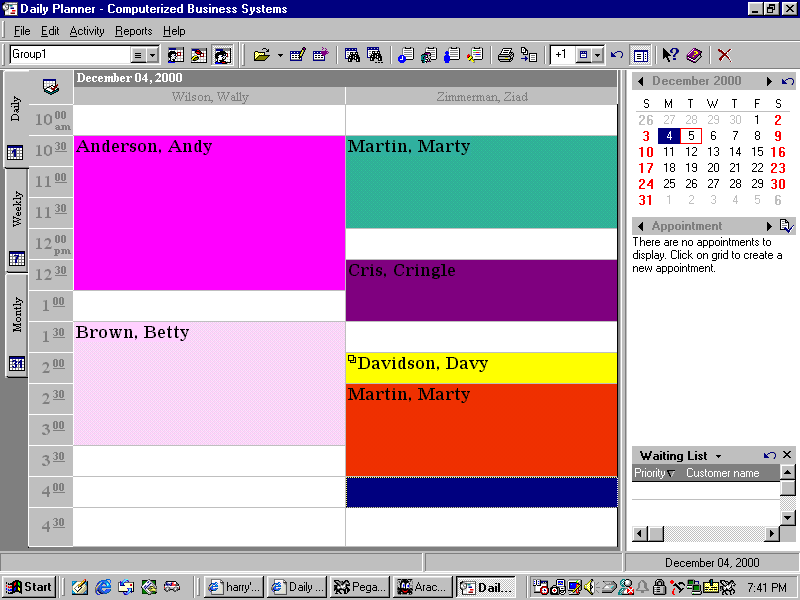 Scheduleview 3.0.76 software screenshot