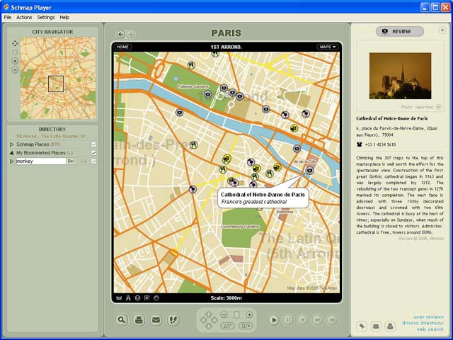 Schmap World 2.0 software screenshot
