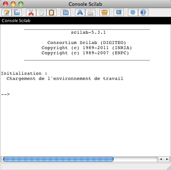 Scilab 5.5.2 software screenshot