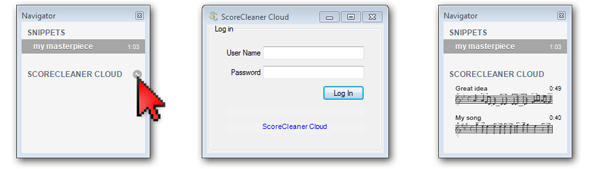 ScoreCloud 3.5.4 software screenshot