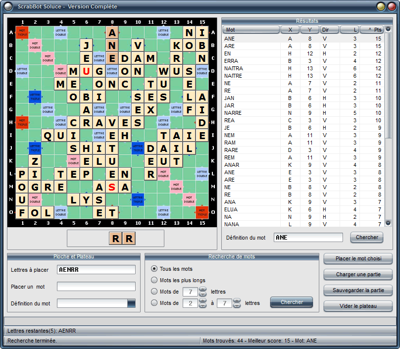 ScrabBot 6.3.1 software screenshot