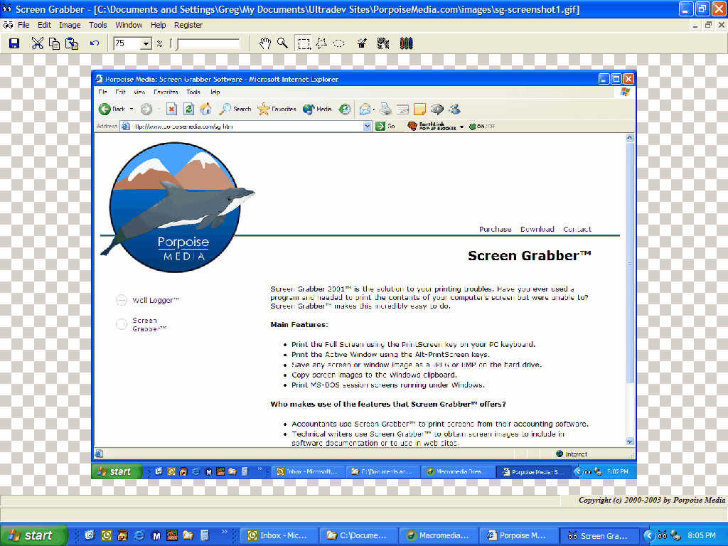 Screen Grabber 3.0 software screenshot
