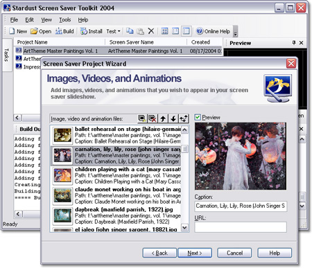 Screen Saver Toolkit 4.5.0.207 software screenshot