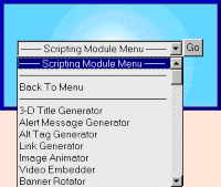 Scripting Modules 2.0 software screenshot