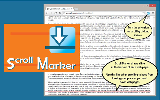 Scroll Marker 0.97 software screenshot