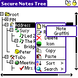 SecureNotesTree 1.1 software screenshot