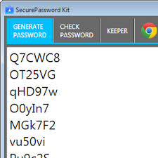 SecurePassword Kit 4.2.0.0 software screenshot