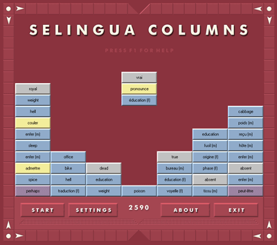Selingua Columns 1.01 software screenshot