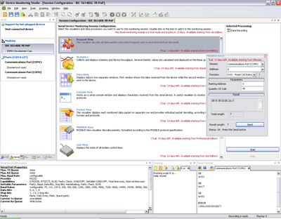 Serial Monitor Lite (DMS) 7.67.00.7069 software screenshot