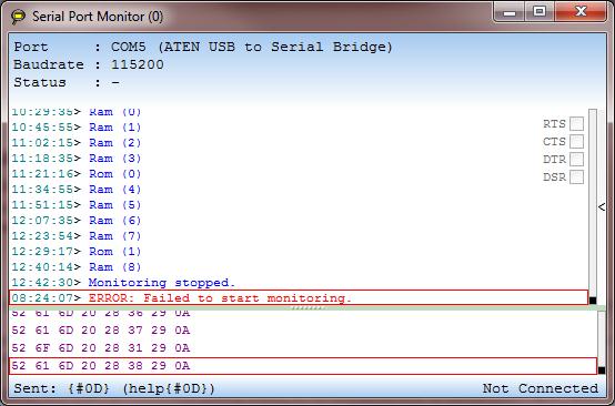 Serial Port Monitor 1.4.0.1 software screenshot