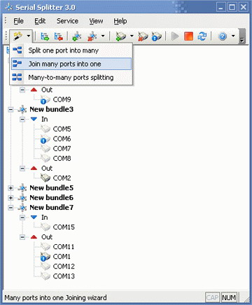 Serial Splitter 5.0.125 software screenshot