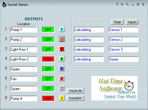 Serial Timer 3.2.0.6 software screenshot