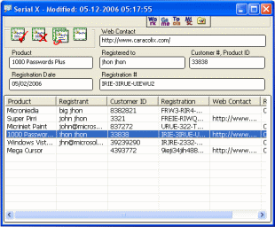 Serial X 2.2 software screenshot