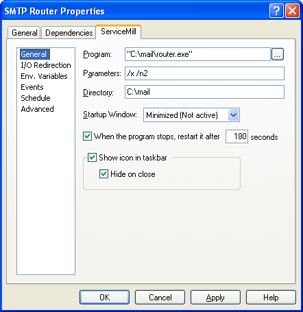 ServiceMill 4.1.74 software screenshot