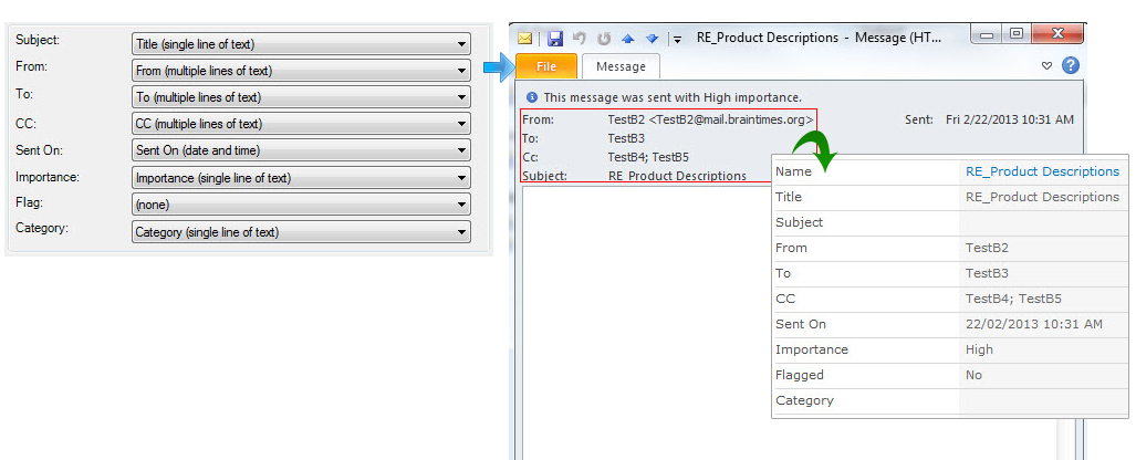 SharePoint Outlook Integration 2.1.510.0 software screenshot