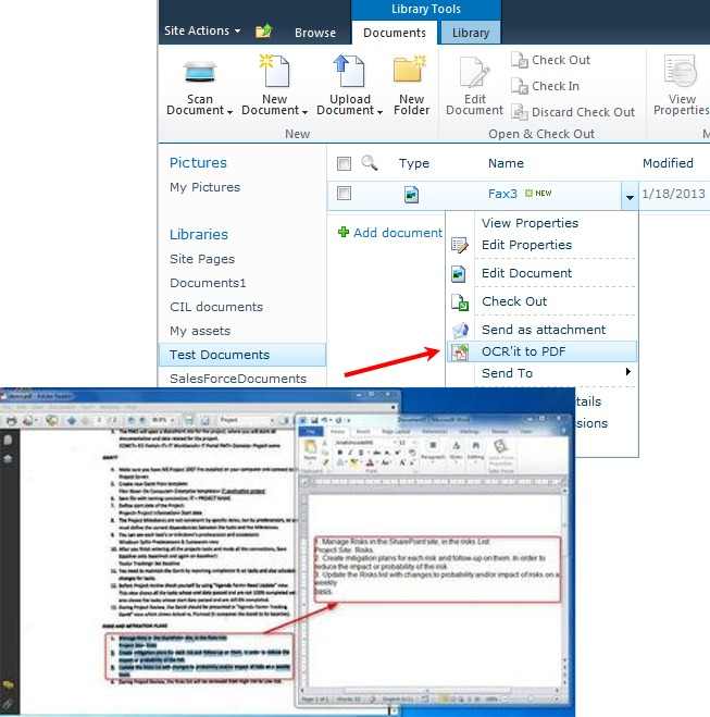 SharePoint PDF & OCR Converter 2.1.0 software screenshot