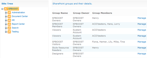 SharePoint Permission Report 1.6.523.2 software screenshot