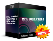 Shine MP4 Tools Packs 2.00.719 software screenshot