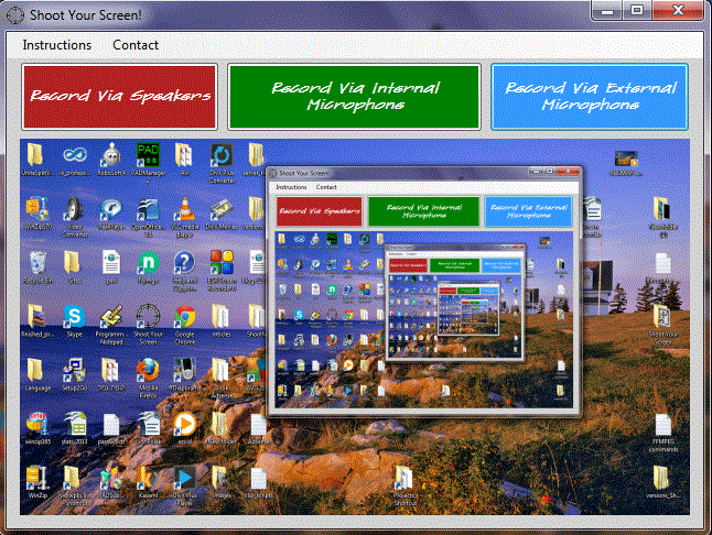 Shoot Your Screen 0.3 software screenshot