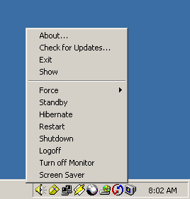 ShutdownTray 1.3.2 software screenshot