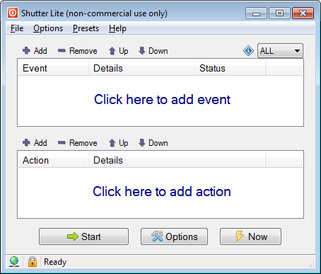Shutter Lite 3.8 software screenshot