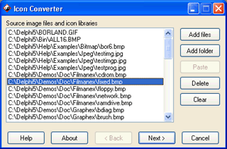 Sib Icon Converter 3.02 software screenshot
