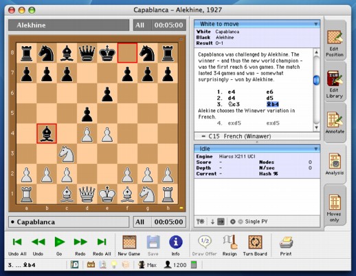 Sigma Chess 6.2 software screenshot