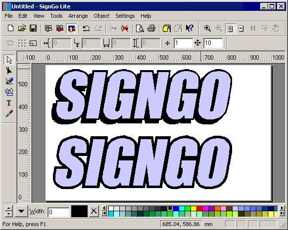 SignGo Lite 1.17 software screenshot