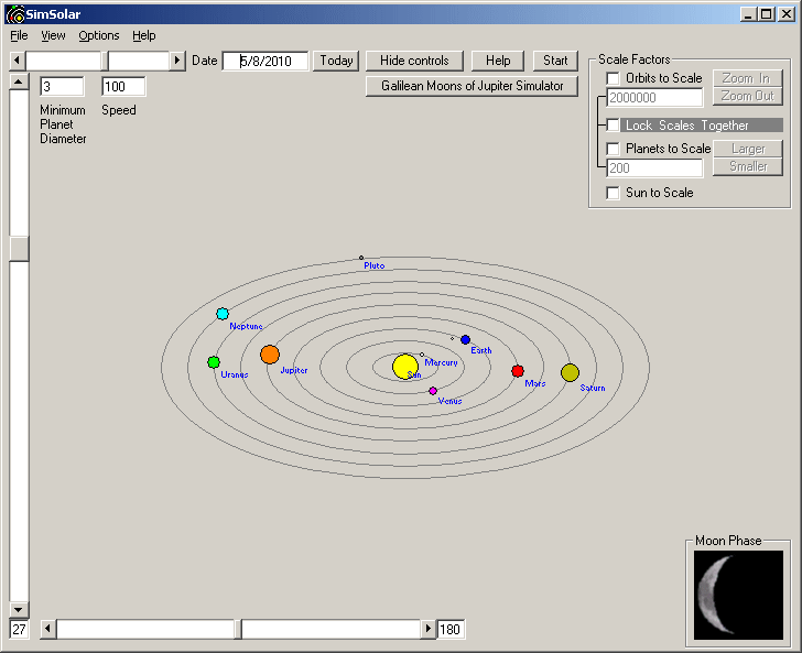 SimSolar 2.0 software screenshot