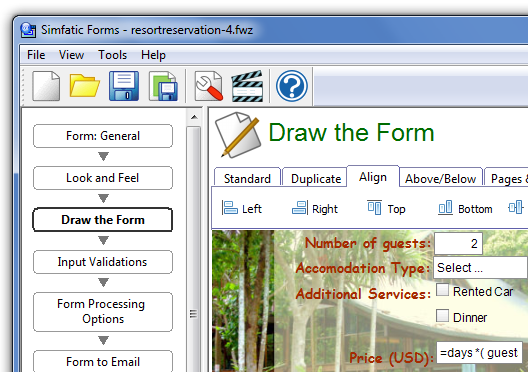 Simfatic Forms 5.0.3.443 software screenshot