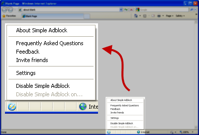 Simple Adblock 1.1.5 software screenshot