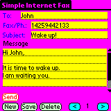 Simple Internet Fax 3.3 software screenshot