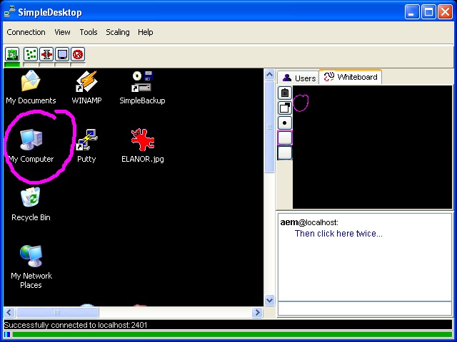SimpleDesktop 2.15 software screenshot