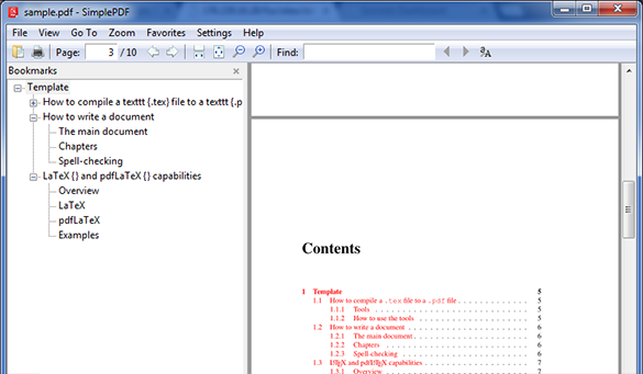 SimplePDF 2.2.1 software screenshot